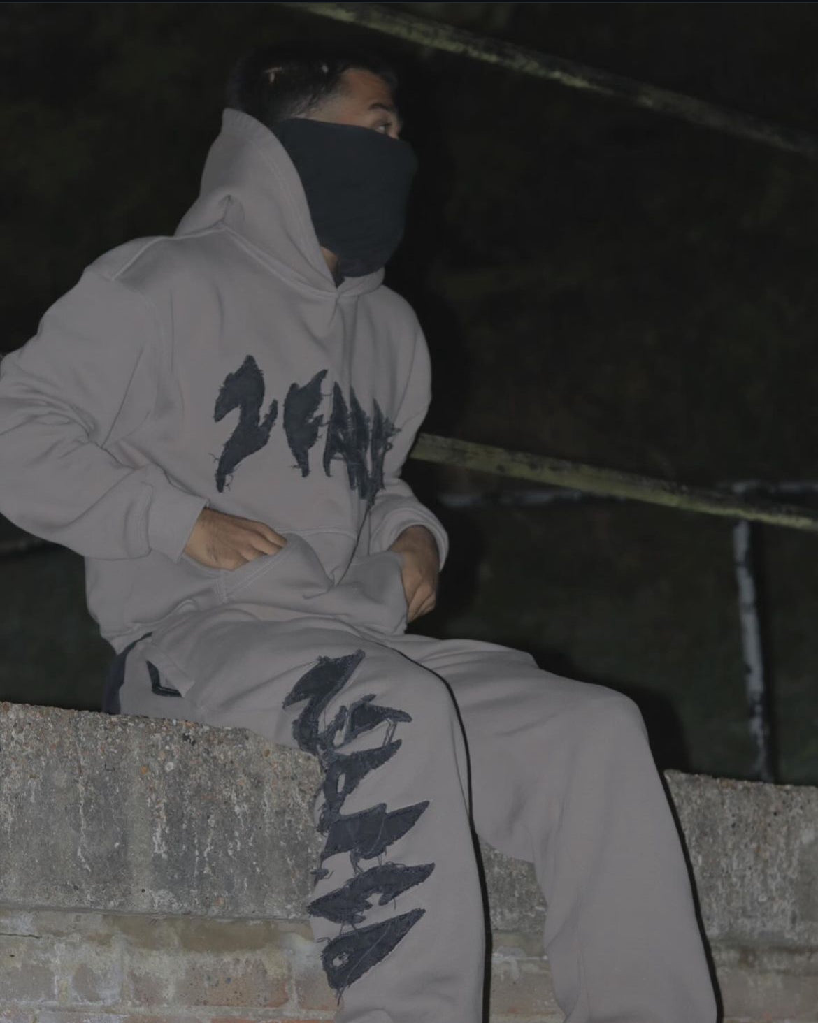 Distressed Tracksuit (Stone)